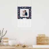 Festive Florals 16x24 2017 Yarly Photo Calendar Poster (Keuken)