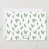 Festive Focus | 5x7 Horizontaal Sinaasappel | Feestdagenkaart (Achterkant)