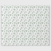 Festive Focus | Diep (donker) groen pijngiftafval Cadeaupapier (Vlak)