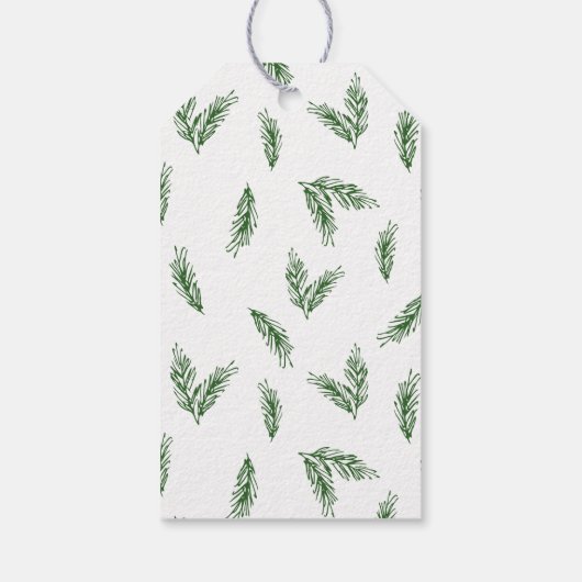 Festive Focus | Grijs blauw | Cadeaulabel (Achterkant)