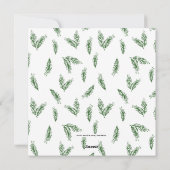 Festive Focus | Horizontaal Sinaasappel | Foto Feestdagenkaart (Achterkant)