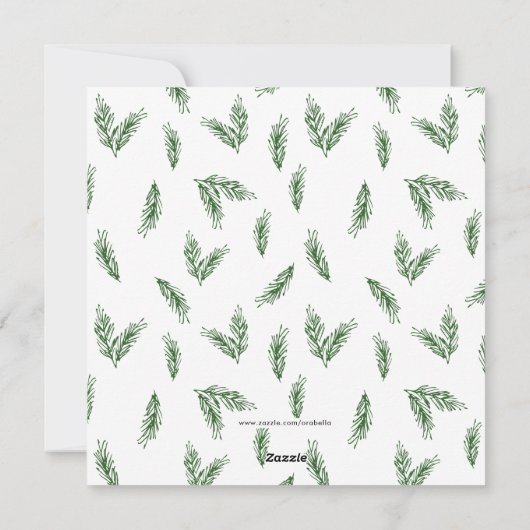 Festive Focus | Horizontaal Sinaasappel | Foto Feestdagenkaart (Achterkant)