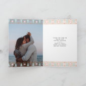 Festive  Folded Kerstmis Wenskaart Feestdagen Kaart (Binnen)