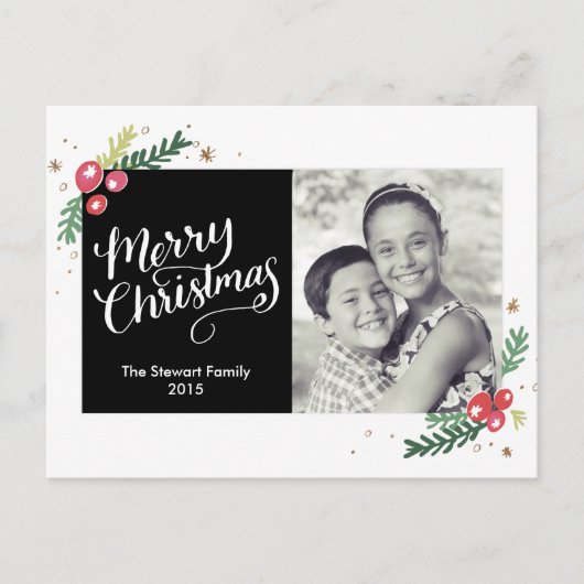 Festive Foliage Collectie Feestdagenkaart (Voorkant)