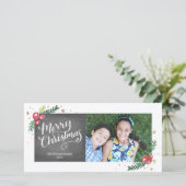 Festive Foliage Collectie Feestdagenkaart (Staand voorkant)