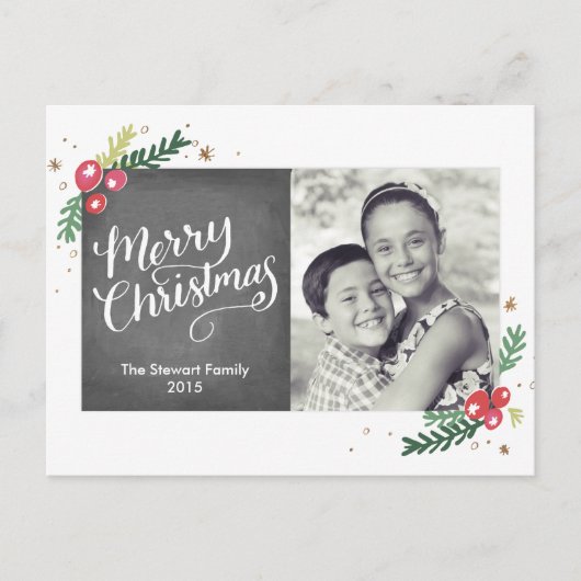 Festive Foliage Collectie Feestdagenkaart (Voorkant)