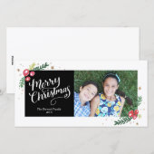 Festive Foliage Collectie Feestdagenkaart (Voorkant / Achterkant)