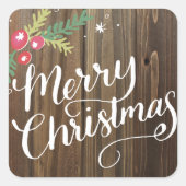 Festive Foliage Collectie Vierkante Sticker (Voorkant)