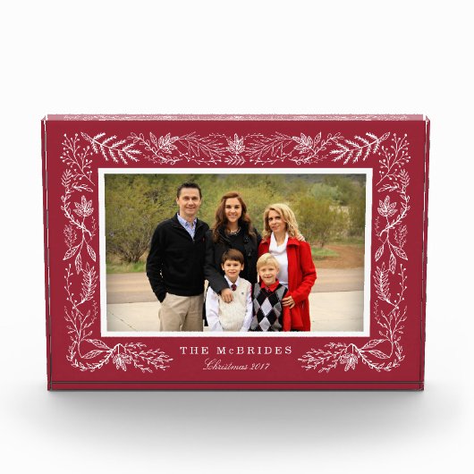 Festive Foliage | Framed Holiday Fotoblokken (Voorkant)