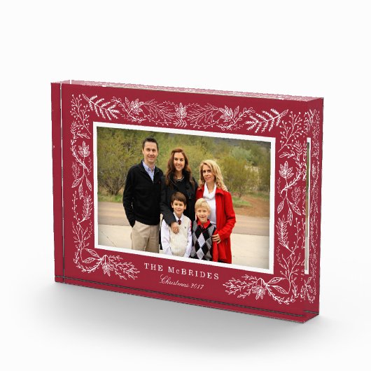 Festive Foliage | Framed Holiday Fotoblokken (Rechts)