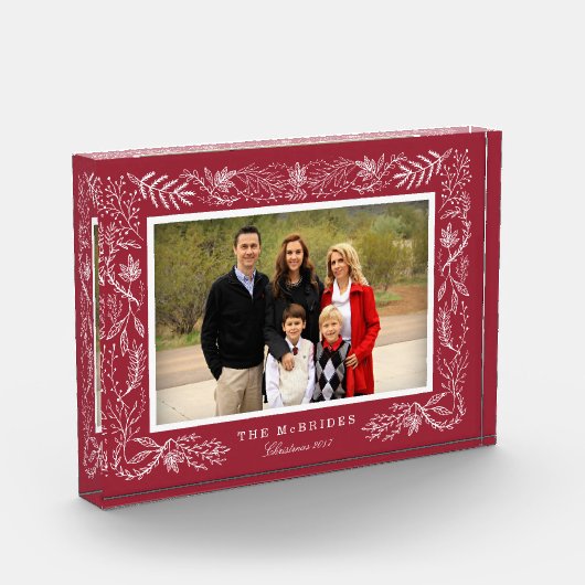 Festive Foliage | Framed Holiday Fotoblokken (Links)