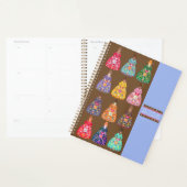 Festive Folk Art Ladies Agenda Coffee Brown 2026 (Display)