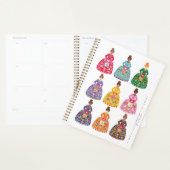 Festive Folk Art Ladies Simple Daily Agenda 2026 (Display)