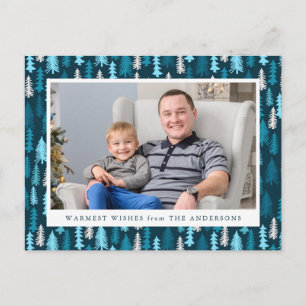 Festive Forest   Holiday-foto Briefkaart