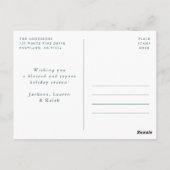 Festive Forest | Holiday-foto Briefkaart (Achterkant)