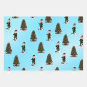 Festive Forest Wrapping Sheets Set of 3 Inpakpapier Vel (Voorkant)