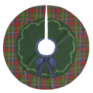 Festive Forrester Tartan Pset Tree Skirt Kerstboom Rok