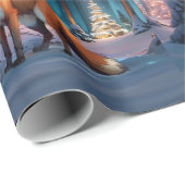 Festive Fox Cadeaupapier (Rol Hoek)