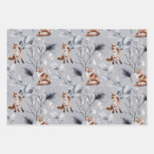 Festive Foxes Inpakpapier Vel (Voorkant 2)