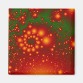 Festive Fractal Magnet (Voorkant)