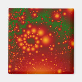 Festive Fractal Magnet