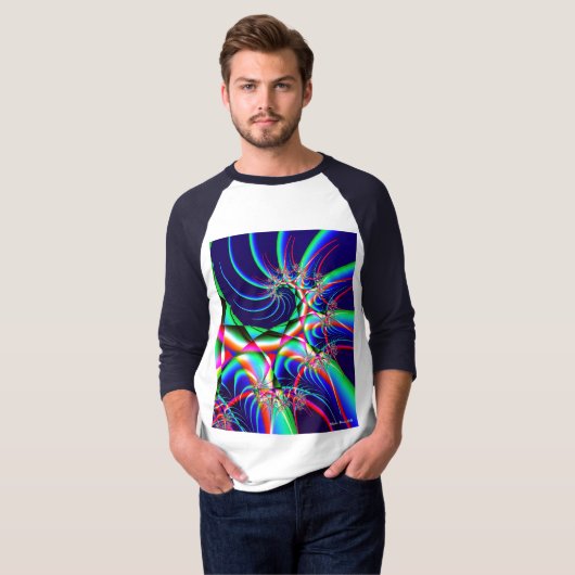 Festive Fractal T-shirt (Voorkant volledig)