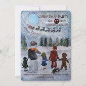 Festive Friends Christmas Party Kaart (Voorkant)