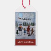 Festive Friends Painting by Alfred Fox Cadeaulabel (Voorkant)