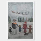 Festive Friends Painting by Alfred Fox Collectable Magneet (Voorkant)