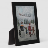 Festive Friends Painting by Alfred Fox Fotoplaat (Zijkant)