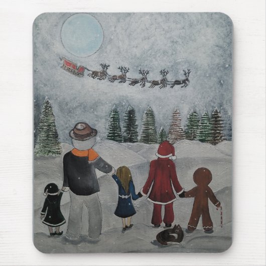 Festive Friends Painting by Alfred Fox Muismat (Voorkant)