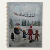Festive Friends Painting by Alfred Fox Planner (Voorkant)