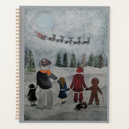 Festive Friends Painting by Alfred Fox Planner (Voorkant)