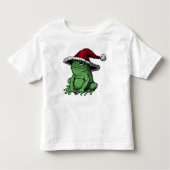 Festive Frog Kinder Shirts (Voorkant)