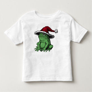 Festive Frog Kinder Shirts