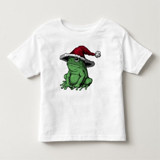 Festive Frog Kinder Shirts (Voorkant)