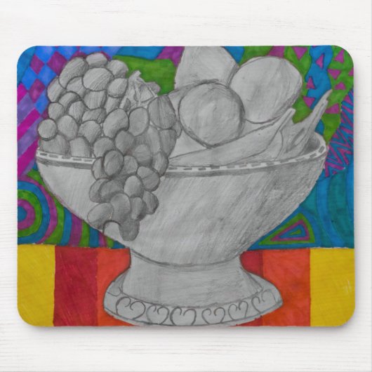 Festive Fruit Bowl Muismat (Voorkant)