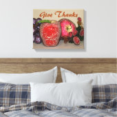 Festive Fruits Wrapped Canvas Afdruk (Insitu (Slaapkamer))