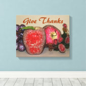 Festive Fruits Wrapped Canvas Afdruk (Insitu (Houten vloer))