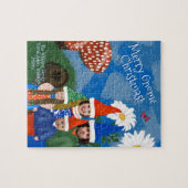 Festive Fun Add Photo to Word a Gnome Family Legpuzzel (Horizontaal)