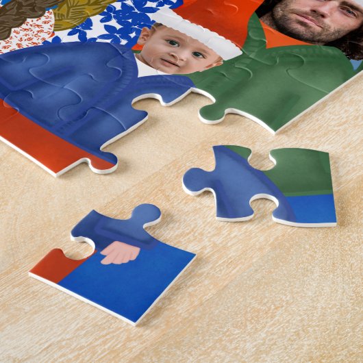 Festive Fun Add Photo to Word a Gnome Family Legpuzzel (Zijkant)