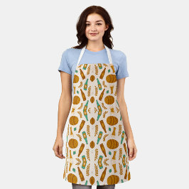 Festive Fusion Kitchen Apron Schort