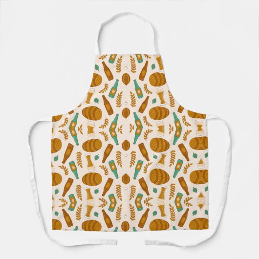 Festive Fusion Kitchen Apron Schort (Voorkant)
