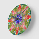 Festive Geometric Art Monogram Wall klok (Hoek)