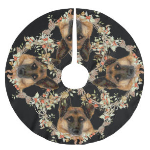Festive German Shepherd Holiday Kerstboom Rok
