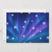 Festive Gingerbread Christmas Train Invitation Kaart (Achterkant)