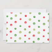 Festive Gingerbread Decorating Christmas Party Kaart (Achterkant)