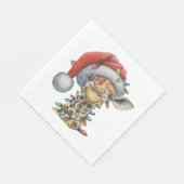 Festive Giraffe Servet (Hoek)