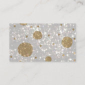 Festive Glitter Happy Nieuwjaar Plaatskaartje (Achterkant)
