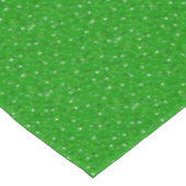 Festive Glittering Green Confetti Pattern Tafelkleed (Gekanteld)